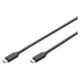 Digitus Cable USB 3.2 Gen 2 (USB-C a USB-C) Macho/Macho 1.8m - Negro