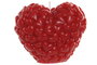 DKD Home Decor Vela Urban Rojo 6 x 8 x 10 cm Cera Parafina Fresa 24 Unidades