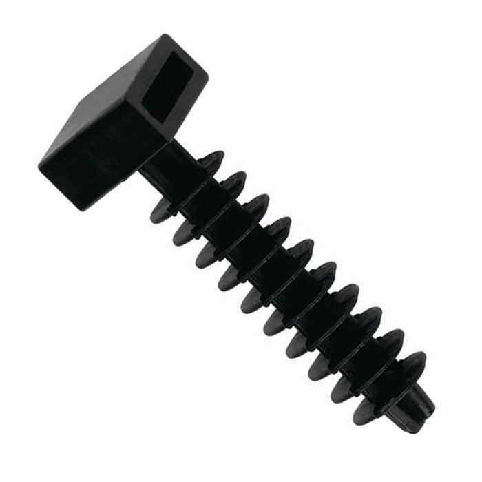INDEX Taco Brida de Nylon de 8 mm Negro (Pack de 100) INDEX Taco Brida de Nylon de 8 mm Negro (Pack de 100)
