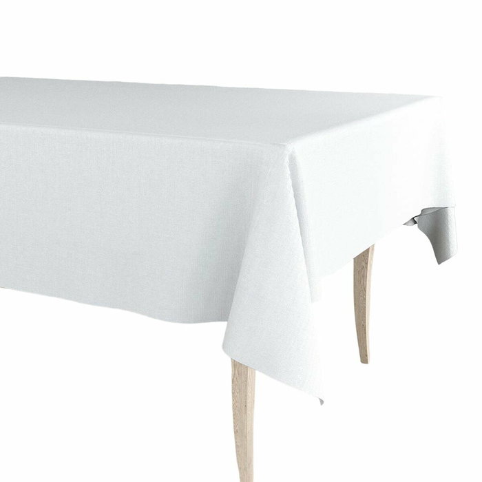 Exma Rollo de hule mantel blanco liso 1,40 x 25 m