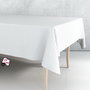 Exma Rollo de hule mantel blanco liso 1,40 x 25 m