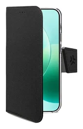 Celly Wally funda cartera para Honor 400 Lite, Negro