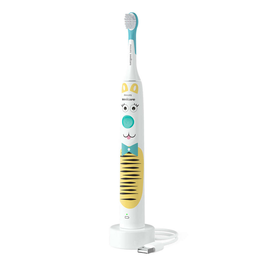 Philips HX3601/01 Cepillo de Dientes Electrico para Ninos, Edicion Diseña una Mascota, Blanco