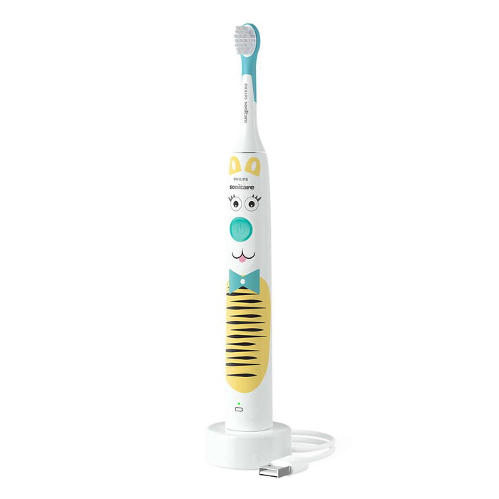 Philips Sonicare For Kids HX3601/01 Design a Pet Edition Azul y Blanco Philips Sonicare For Kids HX3601/01 Design a Pet Edition Azul y Blanco