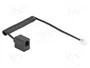 DeLOCK Cable telefónico espiral RJ11 Macho a RJ11 Hembra, 1 m, Negro