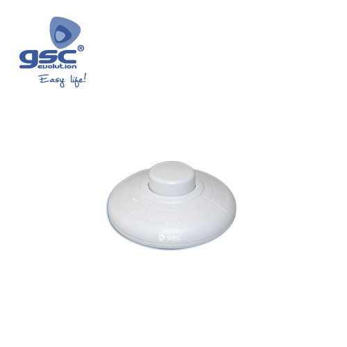 GSC Evolution Interruptor de pie 2A Blanco