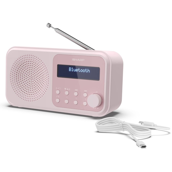Sharp DR-P420(PK) Radio Digital Portátil Blossom Pink Sharp DR-P420(PK) Radio Digital Portátil Blossom Pink