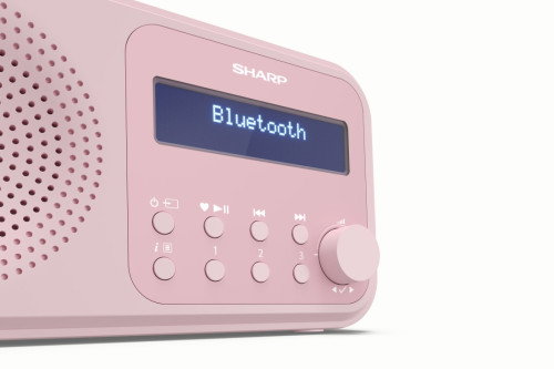 Sharp DR-P420 Radio Portátil Digital Rosa DAB/DAB+/FM con Bluetooth 5.0 Sharp DR-P420 Radio Portátil Digital Rosa DAB/DAB+/FM con Bluetooth 5.0