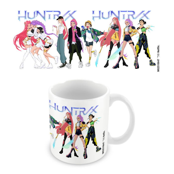 Pyramid International Taza Huntrix Las guerreras K-pop, 325ml Pyramid International Taza Huntrix Las guerreras K-pop, 325ml