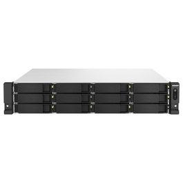 QNAP TS-h1887XU-RP-E2336-32G - NAS para Rack 2U de 18 Bahías, Intel Xeon E-2336 (6 Núcleos/12 Hilos), 32GB DDR4 ECC, QuTS hero, 4x LAN, RAID, para Grandes Empresas
