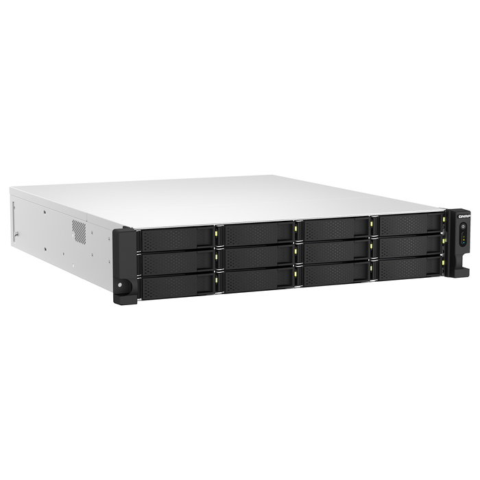 QNAP TS-h1887XU-RP-E2336-32G - NAS para Rack 2U de 18 Bahías, Intel Xeon E-2336 (6 Núcleos/12 Hilos), 32GB DDR4 ECC, QuTS hero, 4x LAN, RAID, para Grandes Empresas