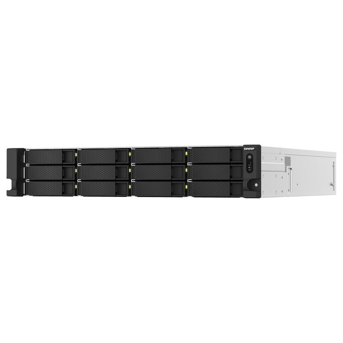 QNAP TS-h1887XU-RP-E2336-32G - NAS para Rack 2U de 18 Bahías, Intel Xeon E-2336 (6 Núcleos/12 Hilos), 32GB DDR4 ECC, QuTS hero, 4x LAN, RAID, para Grandes Empresas