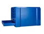 Q-connect Fichero Cajones Sobremesa 6 Cajones Organizador Azul Opaco para DIN A4 Folio Subcarpetas