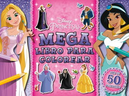 Disney Libros, PRINCESAS. MEGALIBRO PARA COLOREAR 3 - Disney