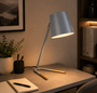 GreenIce Lámpara de Mesa Kaitlyn Gris