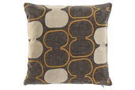 DKD Home Decor Cushions ch1c25 Cojín Marron Beige Poliéster 8 x 45 x 45 cm (2 Unidades)