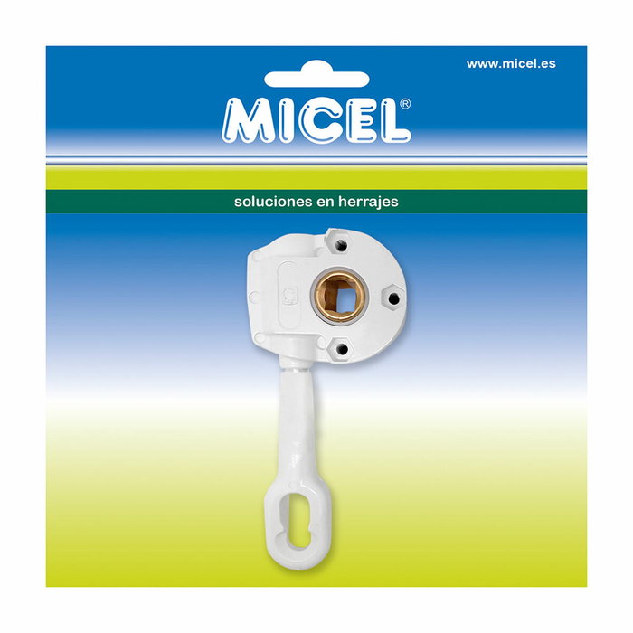 Micel Máquina enrollar toldo TLD05 especial gancho largo blanco