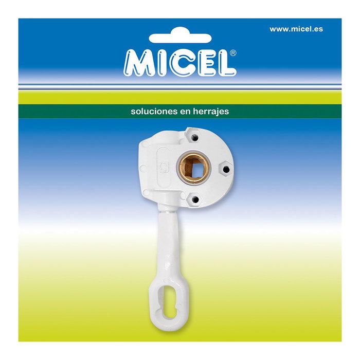 Micel TLD05 92551 Máquina Enrollar Toldo 1:11, Especial Toldo Doble, Zamak Blanco, 77x35x175mm