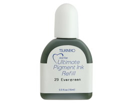 Tsukineko Tinta VERSACOLOR color hoja perenne opaca recarga 15ml