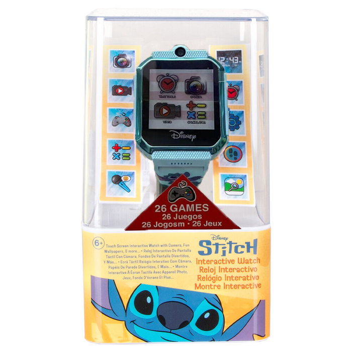 KIDS LICENSING Reloj interactivo Stitch Disney