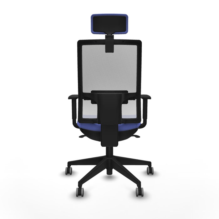 PIQUERAS Y CRESPO Silla de oficina Horna con mecanismo Sincro, Azul claro y Blanco PIQUERAS Y CRESPO Silla de oficina Horna con mecanismo Sincro, Azul claro y Blanco