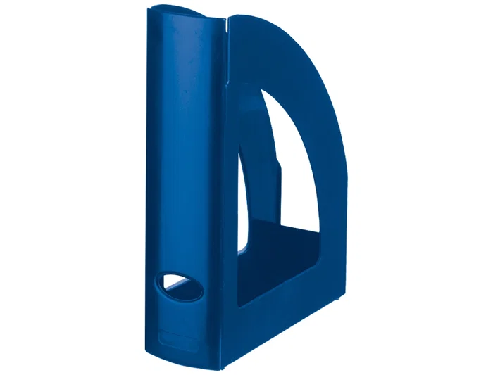 Q-connect Revistero Plástico Azul Opaco Dimensiones 80x320x248 mm