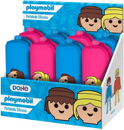 DOHE Pack de 8 Portatodos de Silicona Playmobil Unite Surtidos