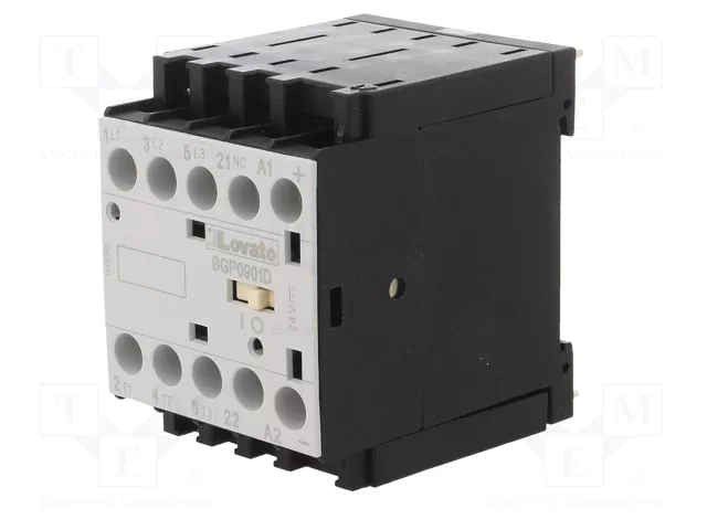 LOVATO ELECTRIC Contactor BG 3-polar 9A 24VDC LOVATO ELECTRIC Contactor BG 3-polar 9A 24VDC