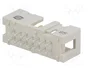 HARTING Conector IDC Macho de 14 Pines Recto THT 2,54mm
