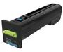 Lexmark 82K2XCE Cartucho de tóner Cian XL