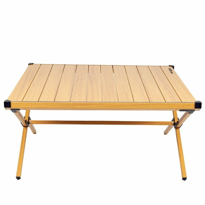 Color Baby Mesa camping plegable aluminio Aktive 88,5X70,5X43CM