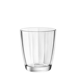 Bormioli Vaso Pulsar, 39 cl (390 ml), Altura 103 mm, Diámetro 91 mm, Vidrio con Borde Grueso (Set de 6)