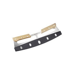 WESTMARK Pro cortador de pizza de acero inoxidable y madera