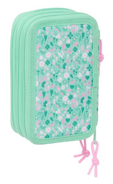 Safta Plumier Triple 37 Pcs "Cuore" 12,5x19,5x5,5 cm