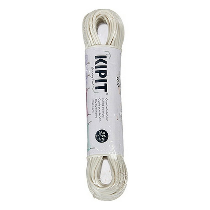 Cuerda para Tender Kipit Blanco PVC 30 m (12 Unidades)