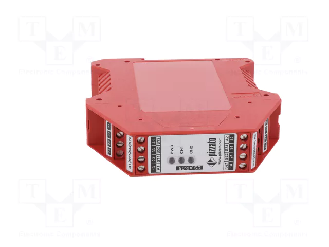 PIZZATO ELETTRICA CS AR-05V024 Relé de Seguridad para Raíl DIN