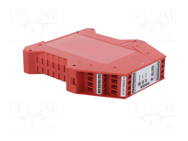 PIZZATO ELETTRICA CS AR-05V024 Relé de Seguridad para Raíl DIN