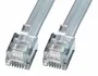 Lindy Cable RJ-12 M/M Gris 3m | Conector RJ-12 Macho a RJ-12 Macho | 3 metros