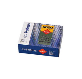 PETRUS Grapas Cobreadas 530/10 mm Caja de 5000 Unidades