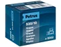PETRUS Grapas 530/10 mm para clavadoras y grapadora 1530, caja de 5000 unidades