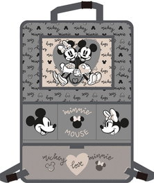 Disney Organizador Coche Minnie Mouse CZ11420 con Bolsillos y Espacio para Tablet hasta 10"