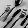 Summa Sinxelo Satin Negro Cuchillo de Mesa de Acero Inoxidable 18/10, 220 mm (Set de 12)