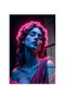 Wallity Pintura Decorativa de Vidrio Templado Hhlneon0012 70 x 100 cm | Obra de Arte de Lujo para Hogar | Vidrio Templado 4mm Resistente a Rayones