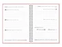 Liderpapel Agenda de oficina 2027 Espiral Basic Semana Vista A5 Rosa Bilingüe