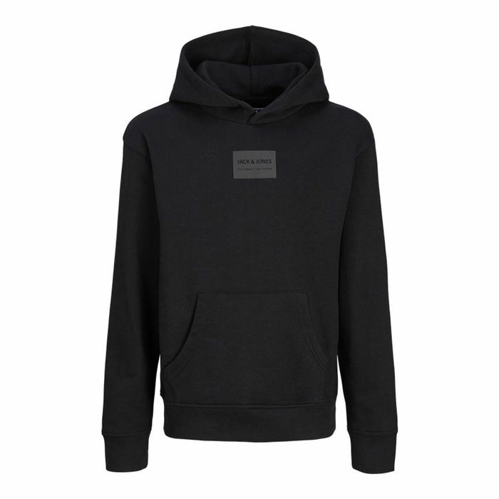 Sudadera con Capucha Niño Jack & Jones Jjhakkai Negro Sudadera con Capucha Niño Jack & Jones Jjhakkai Negro