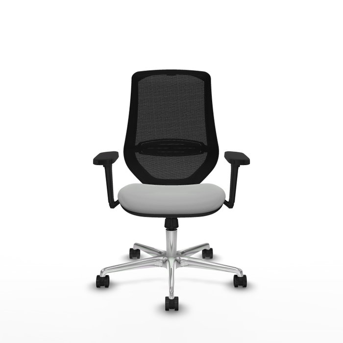 PIQUERAS Y CRESPO Silla de oficina Mardos con mecanismo Sincro, Gris claro y Negro PIQUERAS Y CRESPO Silla de oficina Mardos con mecanismo Sincro, Gris claro y Negro