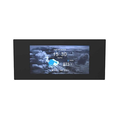 Thermaltake 6.0inch LCD Panel Kit para View 600 TG Black Negro Thermaltake 6.0inch LCD Panel Kit para View 600 TG Black Negro
