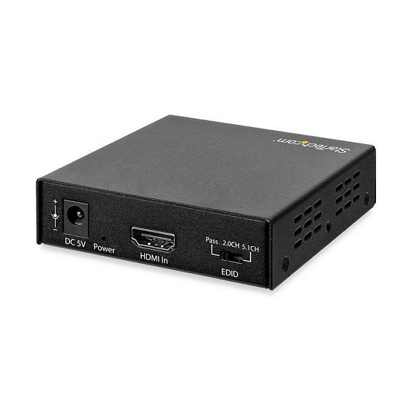 Startech Extractor de Audio HDMI 4K 60Hz para Extraer Señal de Audio de Fuente de Video HDMI