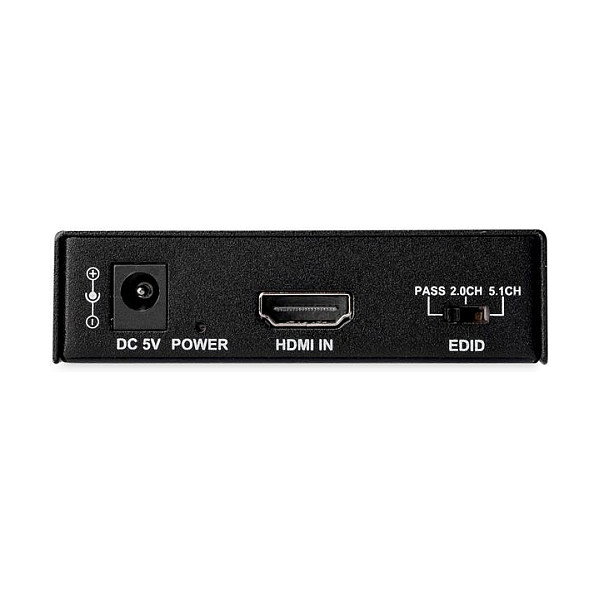 Startech Extractor de Audio HDMI 4K 60Hz para Extraer Señal de Audio de Fuente de Video HDMI