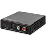 StarTech HD202A Extractor de Audio HDMI 4K 60Hz con Salida Toslink Óptica y RCA, HDR, Compatible con HDMI 2.0 y HDCP